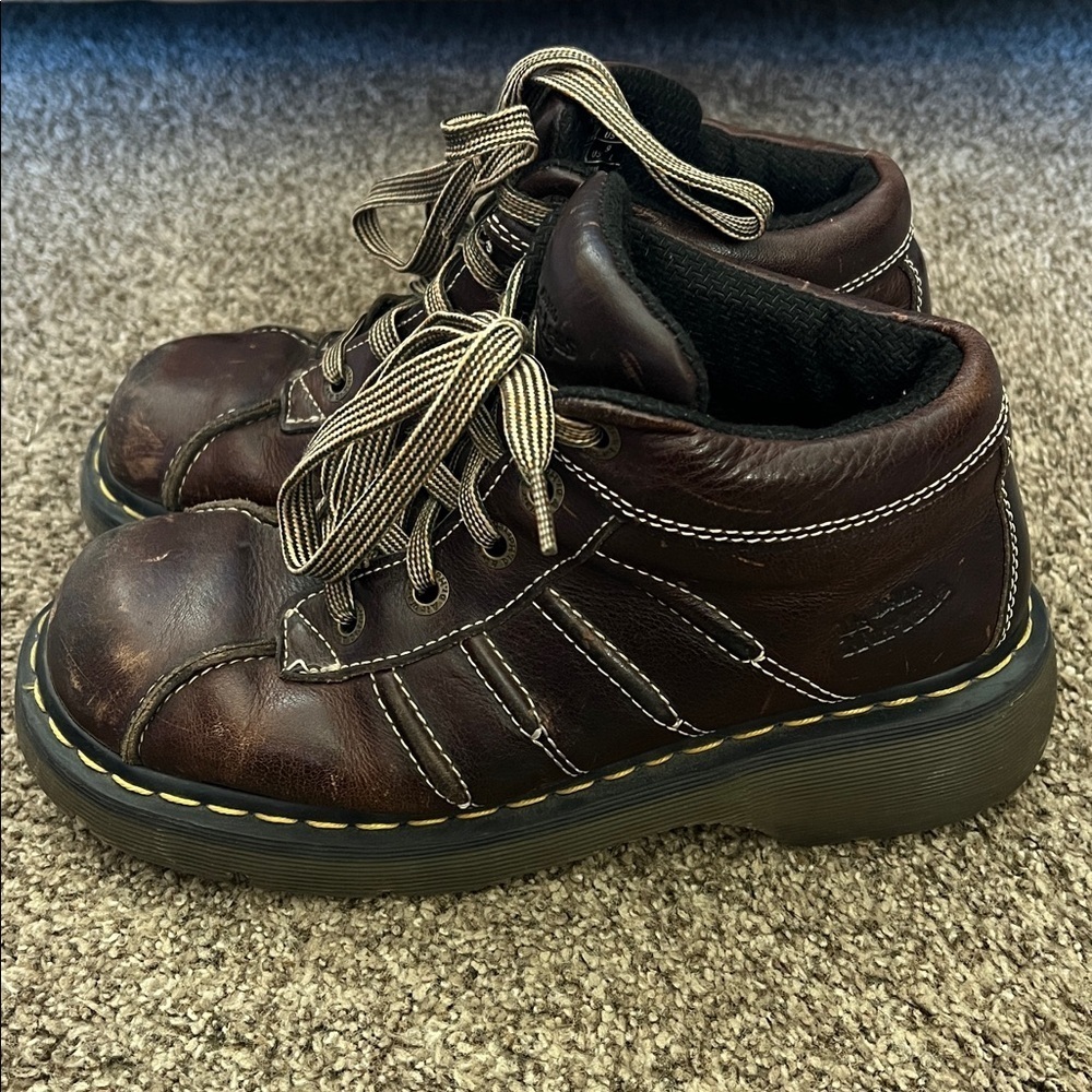 Dr. Martens Vintage 10447 Brown Leather Shoes
